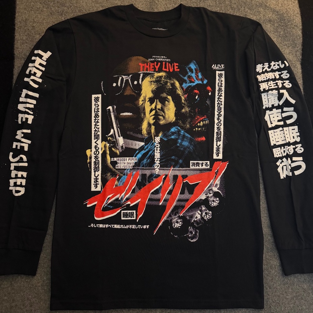 RUCKING FOTTEN x THEY LIVE "This Is Your God" L/S Shirt